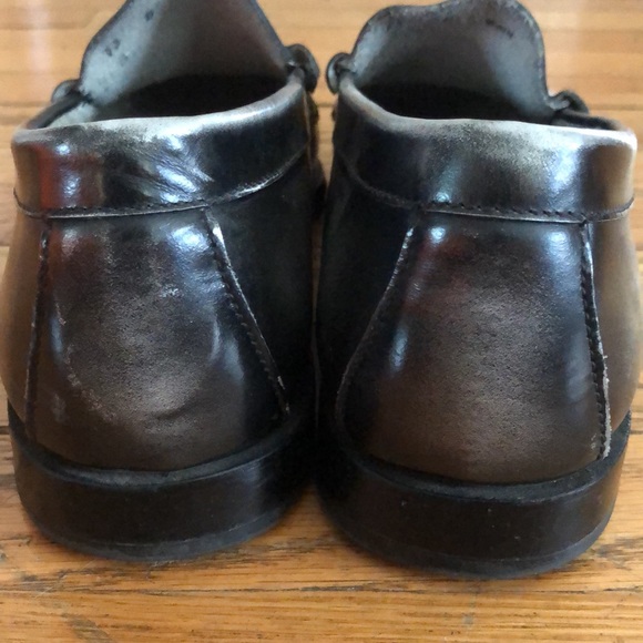 Silve/Gray 100% Leather Loafers - Picture 3 of 5